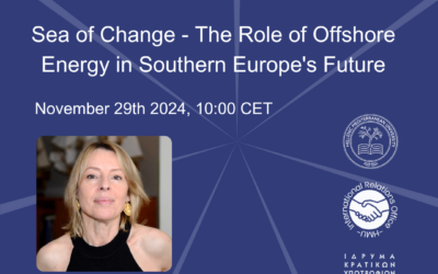 ATHENA TALKS: Sea of Change – The Role of Offshore Energy in Southern Europe’s Future, November 29th, 2024