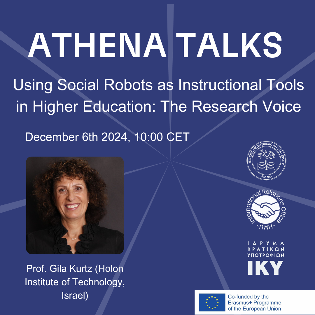 Using Social Robots as Instructional Tools in Higher Education: The Research Voice, December 6th, 2024