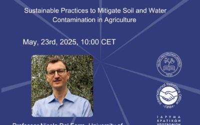 ATHENA TALKS: “Sustainable Practices to Mitigate Soil and Water Contamination in Agriculture”, 23rd of May 2025