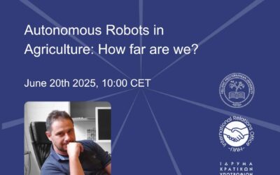 ATHENA TALKS: “Autonomous Robots in Agriculture: How far are we?”, 20th of June 2025