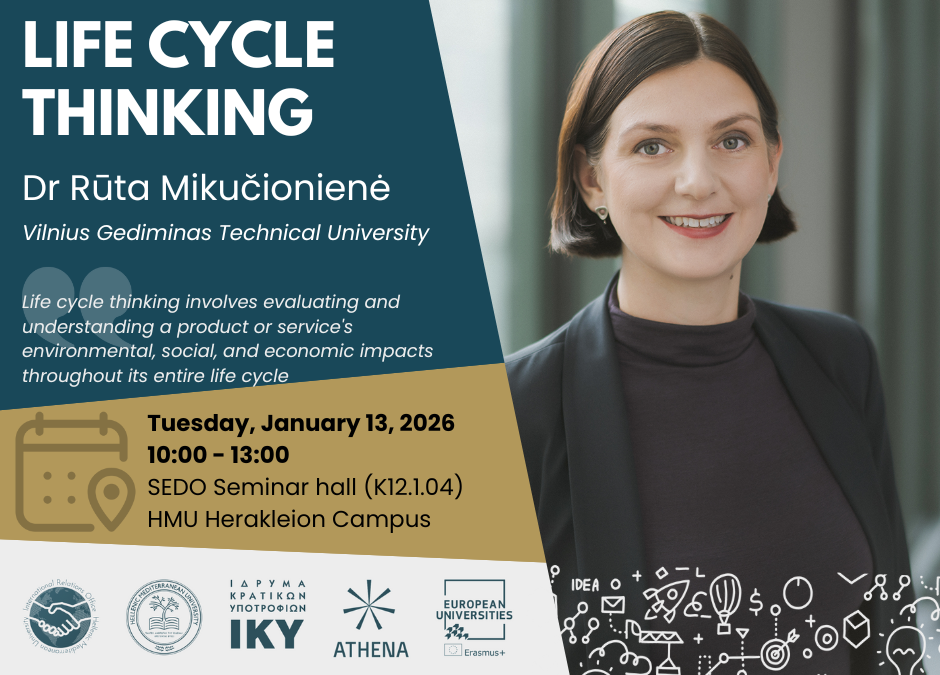Seminar: Life Cycle Thinking, 13 January 2026