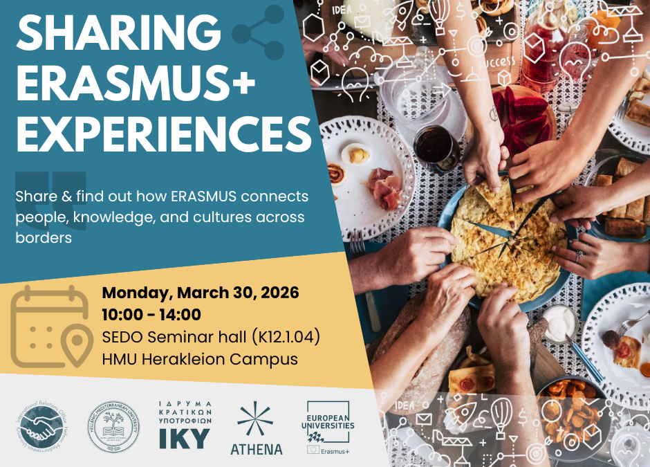 Sharing ERASMUS experiences! March 30