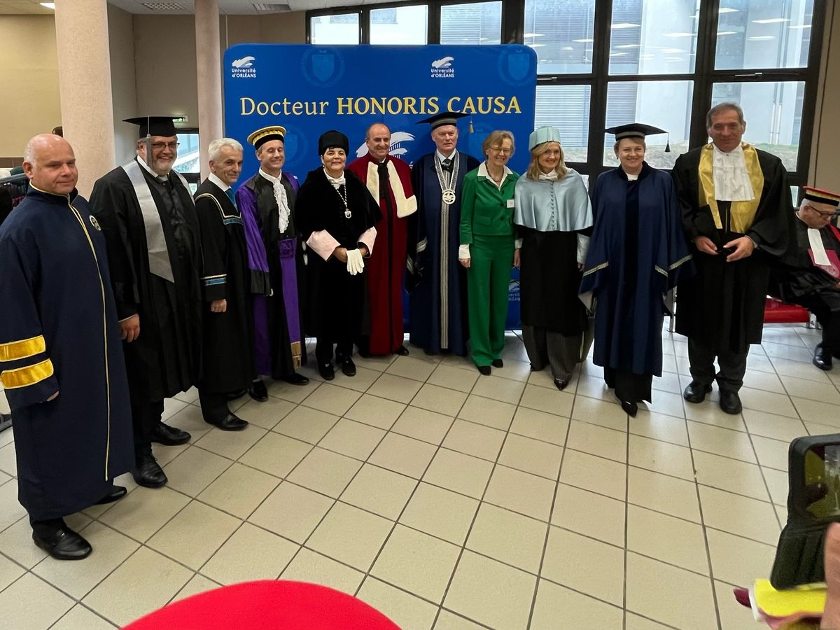 Honorary doctorates and the handover of the ATHENA Presidency, Université d’Orléans.
