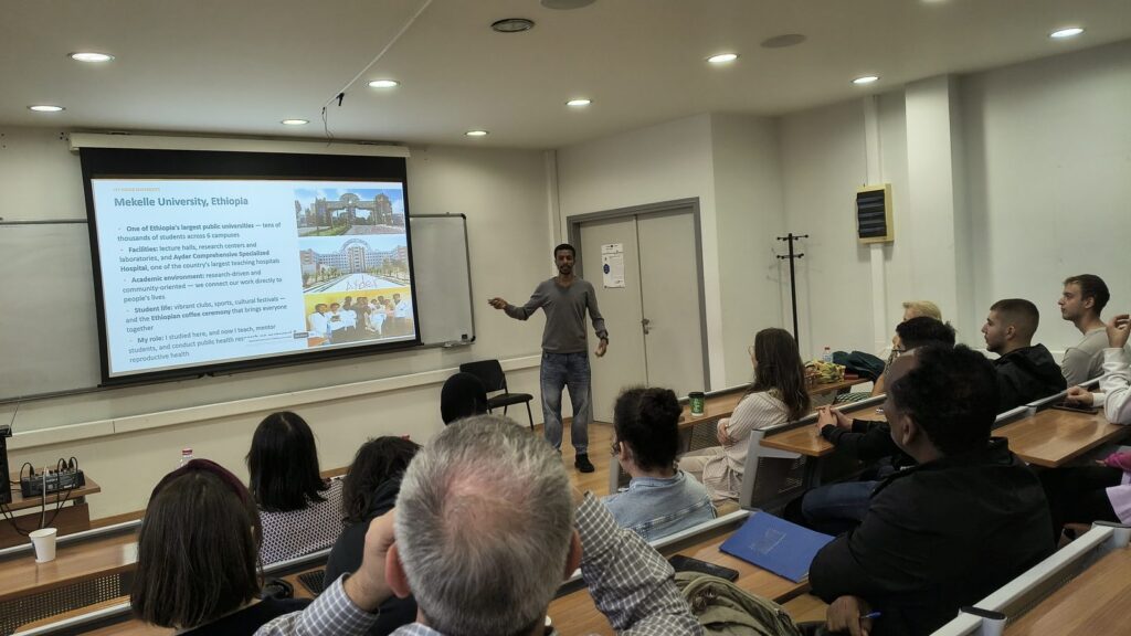 Guests from Mekelle University, Ethiopia, presenting From Ethiopia to Greece: Our Erasmus+ Journey